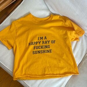 Nasty gal Crop top tee